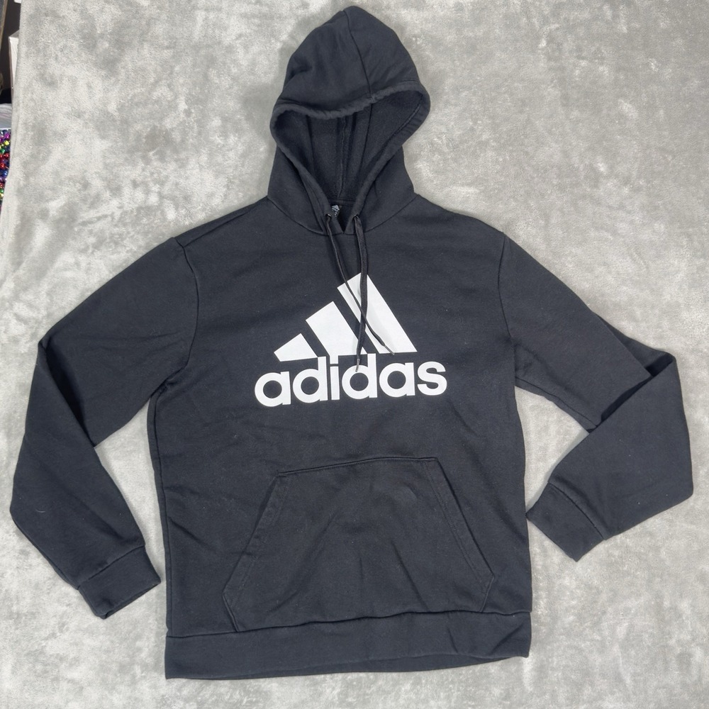 Adidas Sweater Mens Medium Black Golf Outdoor‎ Sweatshirt Hoodie
